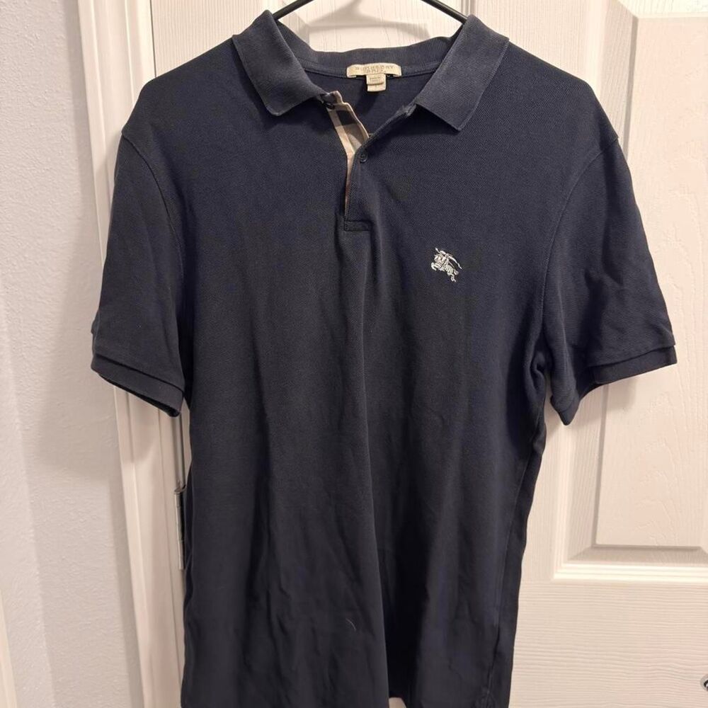(2010-2016) Burberry Brit Prorsum Knight Polo - Navy - L